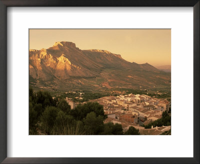 Velez Blanco Nestled Beneath The Rocky Peak Of La Muela At Sunset, Almeria, Andalusia, Spain by Ruth Tomlinson Pricing Limited Edition Print image