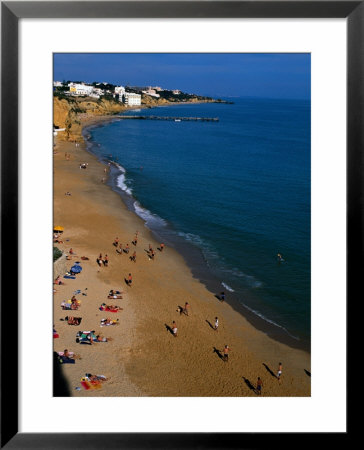 People On Beach, Albufeira, Algarve, Portugal, by Roberto Gerometta Pricing Limited Edition Print image