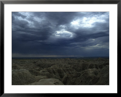 Rainy Sky Over The Badlands by Stacy Gold Pricing Limited Edition Print image