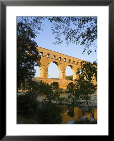 The Pont Du Gard Roman Aquaduct Over The Gard River, Avignon, France by Jim Zuckerman Pricing Limited Edition Print image