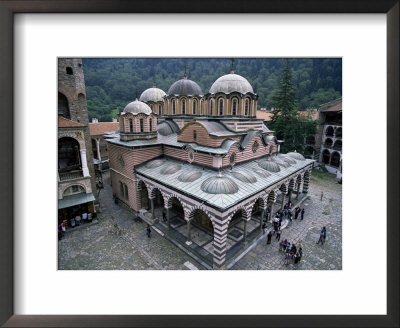 Main Church, Rila Monastery, Unesco World Heritage Site, Bulgaria by Peter Scholey Pricing Limited Edition Print image