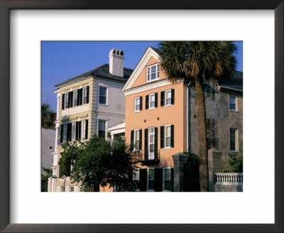 Early 19Th Century Town Houses, Historic Centre, Charleston, South Carolina, Usa by Duncan Maxwell Pricing Limited Edition Print image