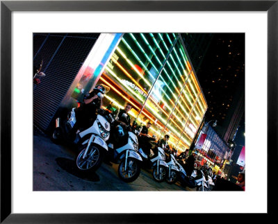 Cops, Times Square, New York City, New York by Dan Herrick Pricing Limited Edition Print image
