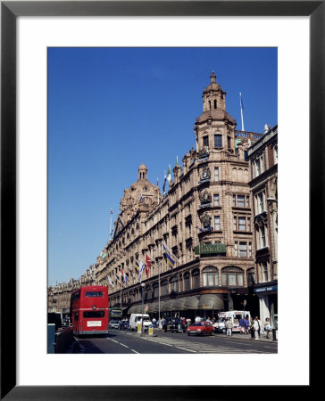 Harrods, Knightsbridge, London, England, United Kingdom by Adina Tovy Pricing Limited Edition Print image