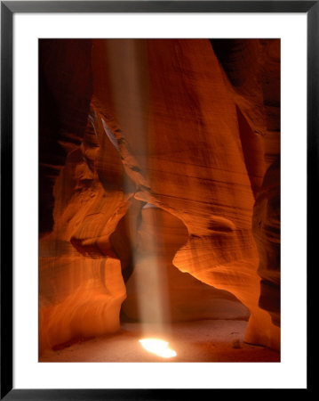 Stream Of Light Through Upper Antelope Canyon, Page, Usa by Daniel Cox Pricing Limited Edition Print image