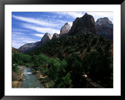 The Virgin River Flows Through Zion National Park, Utah by Stacy Gold Pricing Limited Edition Print image