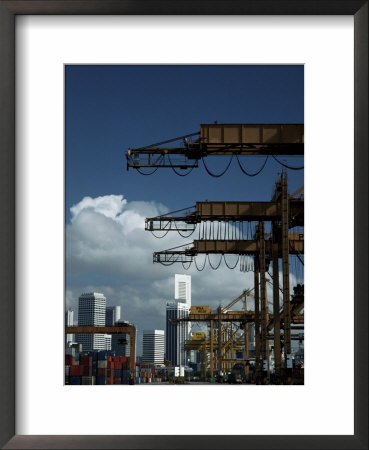 Container Terminal, Singapore Port Authority, Singapore by Alain Evrard Pricing Limited Edition Print image