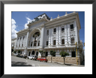 Colonial Building, Plaza 25 De Mayo, Sucre, Bolivia, South America by Jane Sweeney Pricing Limited Edition Print image