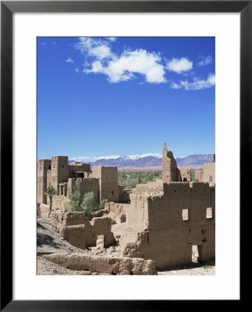 Kasbah, Valley Du Dades And Atlas Mountains, Morocco, North Africa, Africa by Simon Harris Pricing Limited Edition Print image