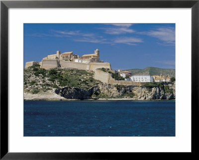 The Walls And Old Centre Of Ibiza Town, Unesco World Heritage Site, And Sea, Ibiza by Marco Simoni Pricing Limited Edition Print image
