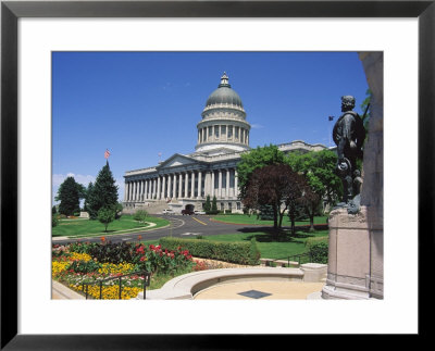 Utah State Capitol, Salt Lake City, Utah, Usa by Michael Snell Pricing Limited Edition Print image