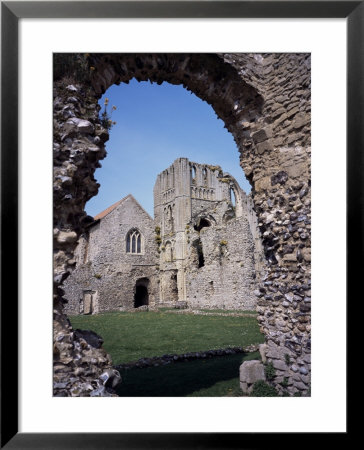 Priory Ruins, Priors Chapel And Tower From The Cloister, Castle Acre, Norfolk, England by David Hunter Pricing Limited Edition Print image