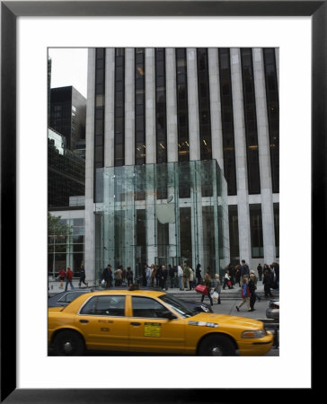 The Apple Store Cube Entrance, 5Th Avenue, Manhattan, New York City, New York, Usa by Amanda Hall Pricing Limited Edition Print image