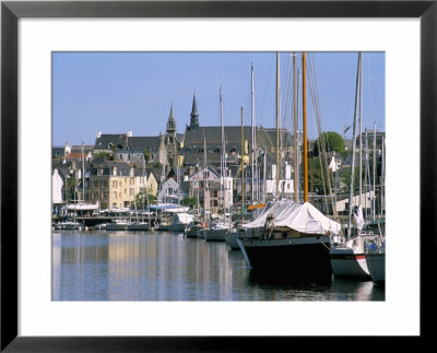 Port And Quarter Of Saint Goustan, Town Of Auray, Gulf Of Morbihan, Brittany, France by Bruno Barbier Pricing Limited Edition Print image