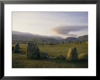 Castlerigg Stone Circle (The Druid's Circle), Lake District National Park, Cumbria, England, Uk by Charles Bowman Pricing Limited Edition Print image