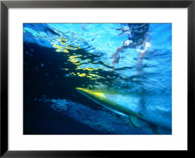 Surfer From Underwater At Motu Hava, Hanga Roa, Easter Island, Valparaiso, Chile by Paul Kennedy Pricing Limited Edition Print image