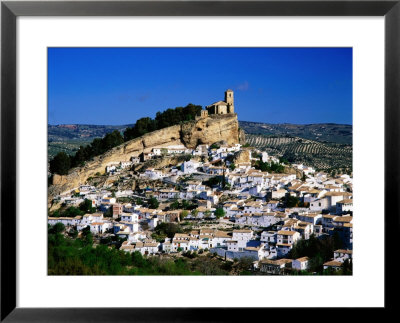 Montefrio Village As Seen From Hillside, Granada, Andalucia, Spain by David Tomlinson Pricing Limited Edition Print image