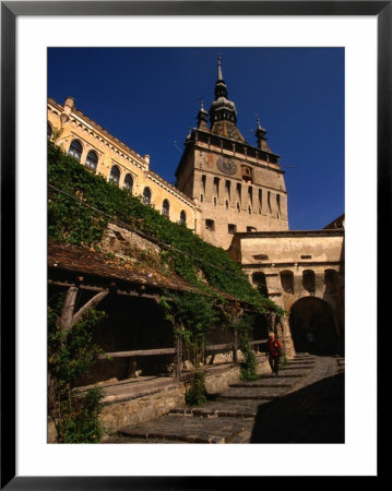 Turnul Cu Ceas Clocktower (1360), Sighisoara, Mures, Romania, by Diana Mayfield Pricing Limited Edition Print image