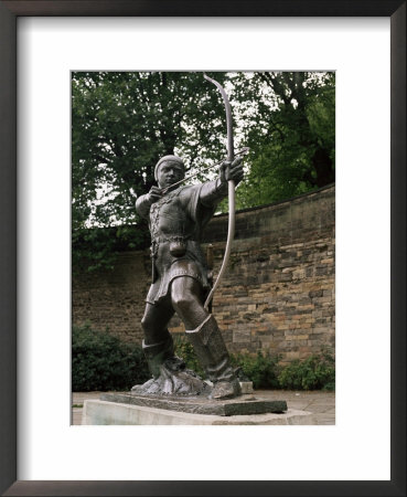 Statue Of Robin Hood, Nottingham, Nottinghamshire, England, United Kingdom by Charles Bowman Pricing Limited Edition Print image