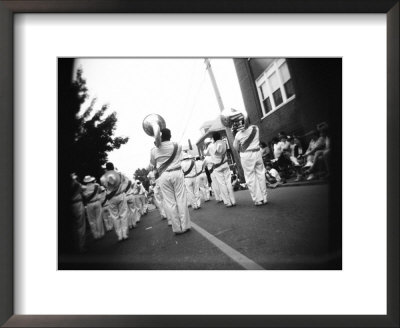 Marching Band In Gloucester, Massachusetts, Usa by Walter Bibikow Pricing Limited Edition Print image