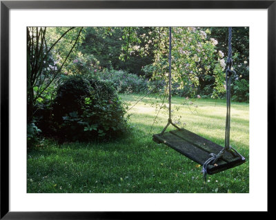 Wooden Swing Hanging From Apple Tree by Francois De Heel Pricing Limited Edition Print image