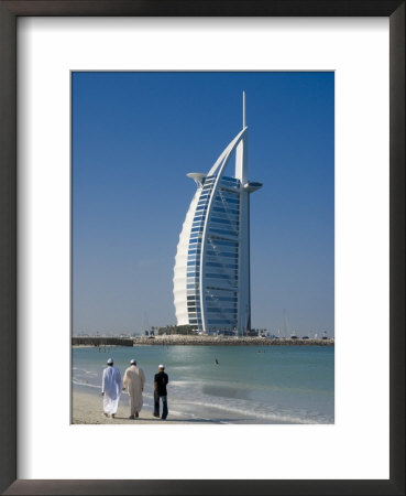 Burj Al Arab Beach, Dubai, United Arab Emirates, Middle East by Charles Bowman Pricing Limited Edition Print image