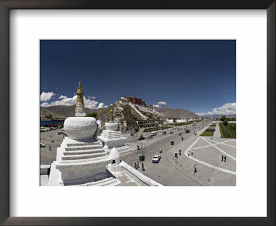 Panoramic View Of The Potala Palace, Unesco World Heritage Site, Lhasa, Tibet, China by Don Smith Pricing Limited Edition Print image