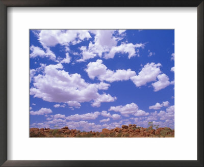 Natural Rock Formations With Clouds Above, Devil's Marbles Conservation Reserve, Australia by John Banagan Pricing Limited Edition Print image