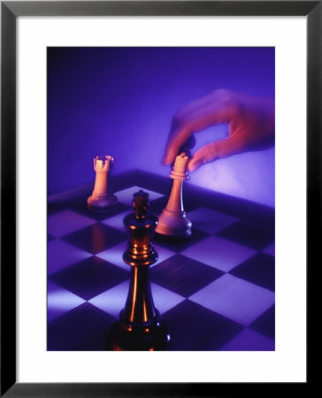 Hand Moving Chess Piece by Frank Cruz Pricing Limited Edition Print image