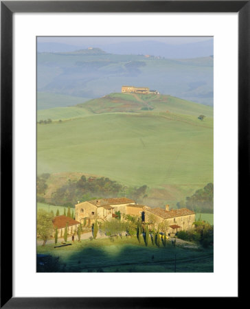 Farmhouses Near Pienza Near Siena Province, Tuscany, Italy by Bruno Morandi Pricing Limited Edition Print image