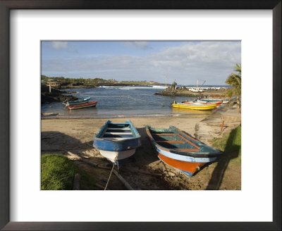 O Tai Harbor, Hanga Roa, Easter Island (Rapa Nui), Chile, Pacific, South America by Michael Snell Pricing Limited Edition Print image