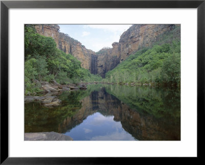 Reflections In Still Water, Jim Jim Falls And Creek, Kakadu National Park, Northern Territory by Lousie Murray Pricing Limited Edition Print image