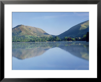 Perfect Reflection In Early Morning, Grasmere, Near Ambleside, Lake District, Cumbria, England by Lee Frost Pricing Limited Edition Print image