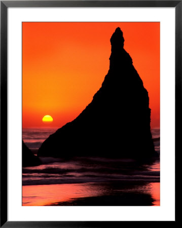 Oregon, Bandon Beach Sunset by Russell Burden Pricing Limited Edition Print image