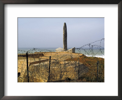 Pointe Du Hoc, Site Of D-Day Landings In June 1944 During Second World War, Omaha Beach, France by David Hughes Pricing Limited Edition Print image