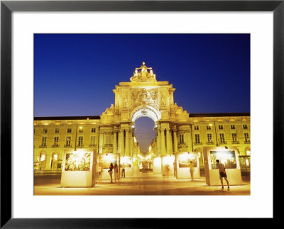 Rua Augusta Arch, Praca Do Comercio, Lisbon, Portugal by Yadid Levy Pricing Limited Edition Print image