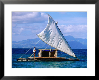 Traditional Sailing Craft, Fiji by Peter Hendrie Pricing Limited Edition Print image