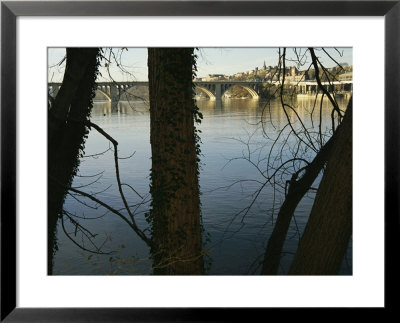 Key Bridge Over The Potomac River Viewed From Roosevelt Island by Raymond Gehman Pricing Limited Edition Print image