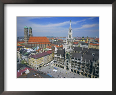 The Town Hall In Marienplatz, Munich, Bavaria, Germany, Europe by Gavin Hellier Pricing Limited Edition Print image