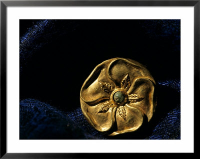 Gold Artifact From Tillya Tepe Find, Six Tombs Of Bactrian Nomads, Afghanistan by Kenneth Garrett Pricing Limited Edition Print image