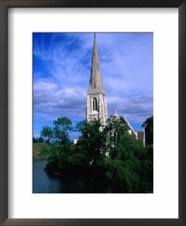 Spire Of St. Albans Anglican Church, Copenhagen, Denmark by Anders Blomqvist Pricing Limited Edition Print image