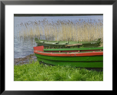 Colorful Canoe By Lake, Trakai, Lithuania by Keren Su Pricing Limited Edition Print image
