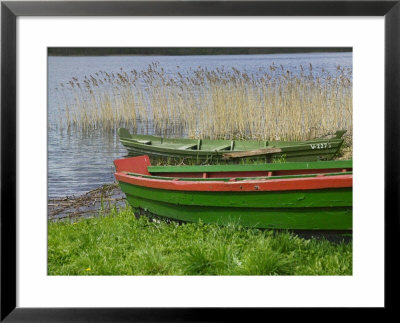 Colorful Canoe By Lake, Trakai, Lithuania by Keren Su Pricing Limited Edition Print image
