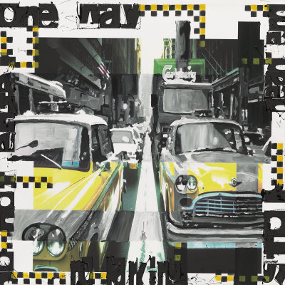 Two Cabs by Vincent Gachaga Pricing Limited Edition Print image