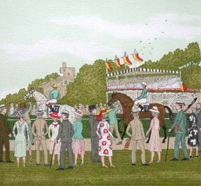 Prix De Diane 1984 A Chantilly by Vincent Haddelsey Pricing Limited Edition Print image