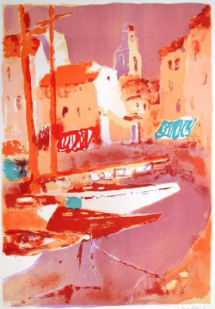 Le Port De Saint-Tropez by Robert Delval Pricing Limited Edition Print image