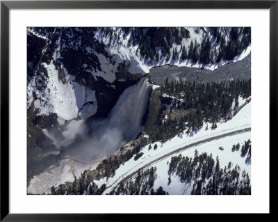 Aerial View Of Yellowstone Falls, Mt by Payne Anderson Pricing Limited Edition Print image