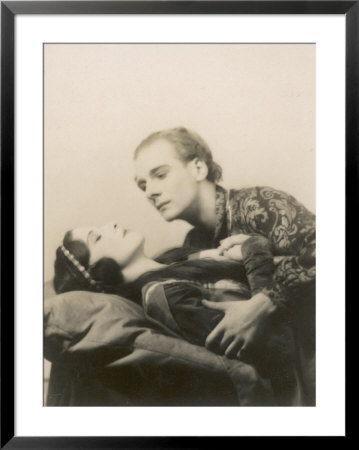 Sir John Gielgud With Adele Dixon In The Final Scene Of Romeo And Juliet by Pollard & Crowther Pricing Limited Edition Print image