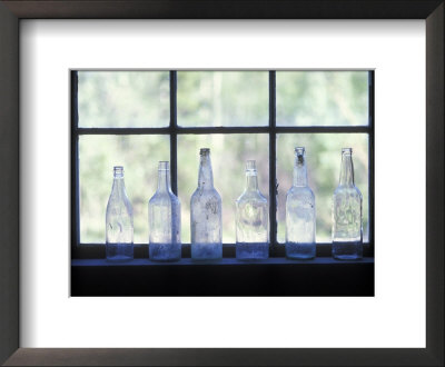 Old Bottles In Mccarthy Museum In Wrangell-Saint Elias, Alaska by Rich Reid Pricing Limited Edition Print image