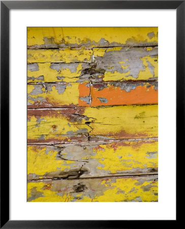 Colorful, Abandoned Boat Deteriorates On Chilean Shore by David Evans Pricing Limited Edition Print image